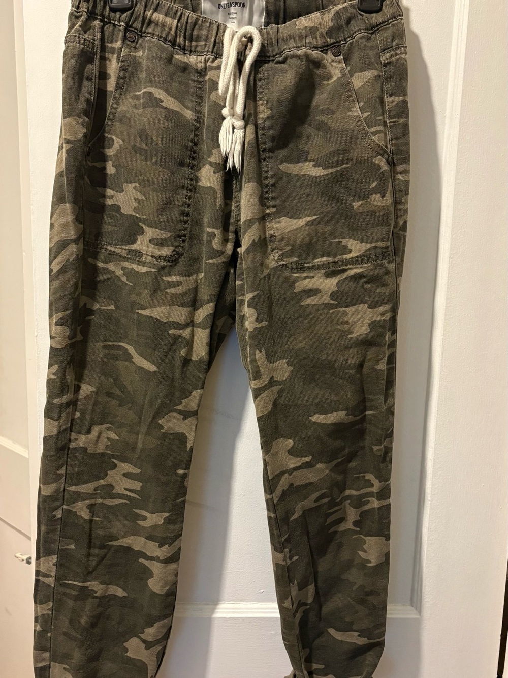 One Teaspoon Camouflage Drawstring Khakis